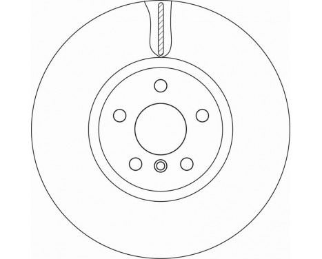 Disque de frein DF6845S TRW