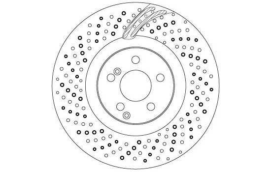 Disque de frein DF6862S TRW