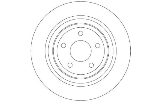 Disque de frein DF6872 TRW, Image 2