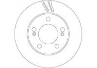 Disque de frein DF6878S TRW