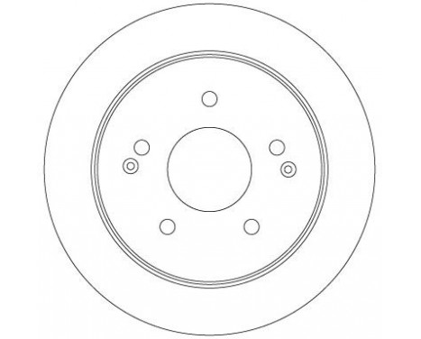 Disque de frein DF6879S TRW