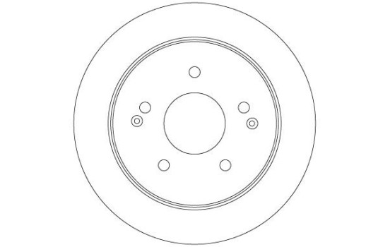 Disque de frein DF6879S TRW