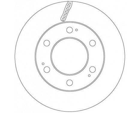 Disque de frein DF6882 TRW