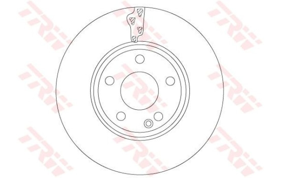 Disque de frein DF6885 TRW