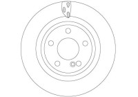 Disque de frein DF6887 TRW