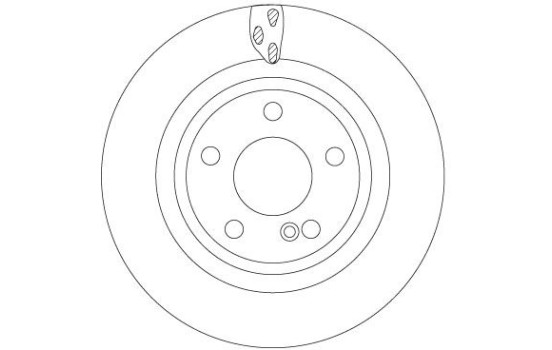 Disque de frein DF6887 TRW