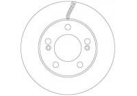 Disque de frein DF6888 TRW