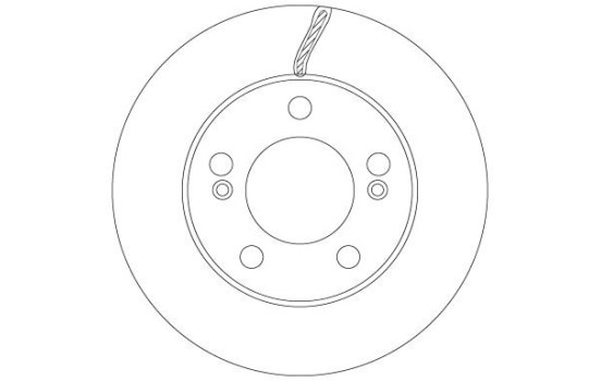 Disque de frein DF6888 TRW