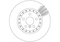 Disque de frein DF6892S TRW