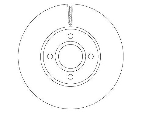 Disque de frein DF6898 TRW