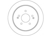 Disque de frein DF6901 TRW