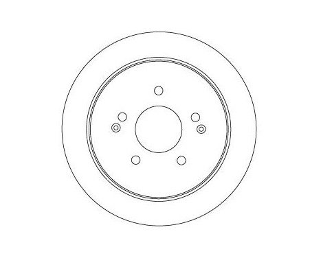 Disque de frein DF6901 TRW