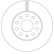 Disque de frein DF6903S TRW