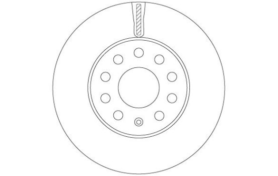 Disque de frein DF6903S TRW