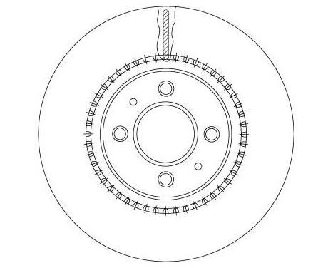 Disque de frein DF6904 TRW