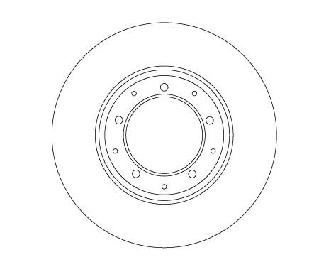 Disque de frein DF6905 TRW