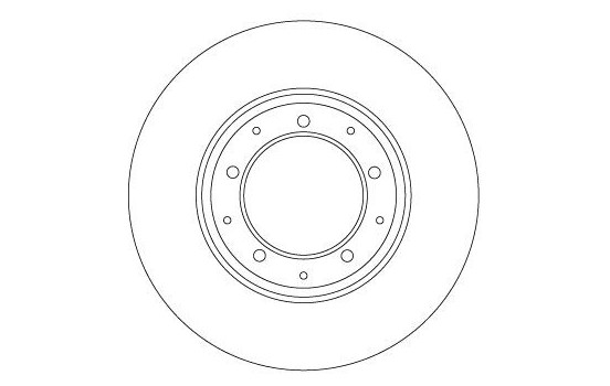 Disque de frein DF6905 TRW, Image 2
