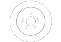 Disque de frein DF6909 TRW