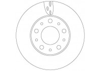 Disque de frein DF6918S TRW