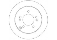 Disque de frein DF6919 TRW