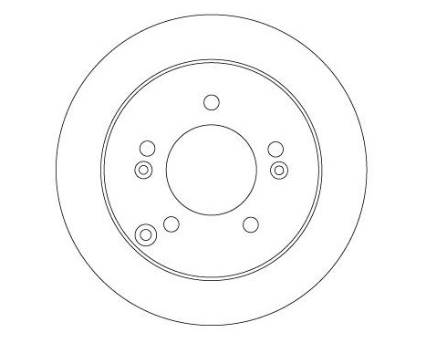 Disque de frein DF6919 TRW