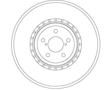 Disque de frein DF6923S TRW