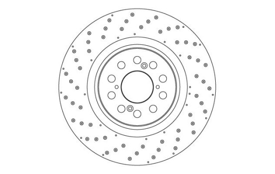 Disque de frein DF6931S TRW