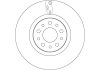Disque de frein DF6933 TRW