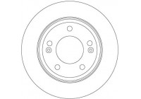 Disque de frein DF6937 TRW