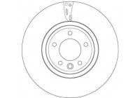 Disque de frein DF6954S TRW