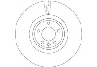 Disque de frein DF6957S TRW