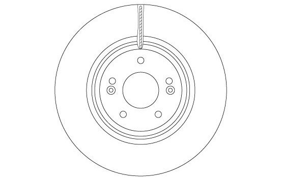 Disque de frein DF6958S TRW