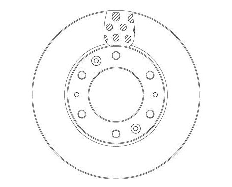Disque de frein DF6962S TRW