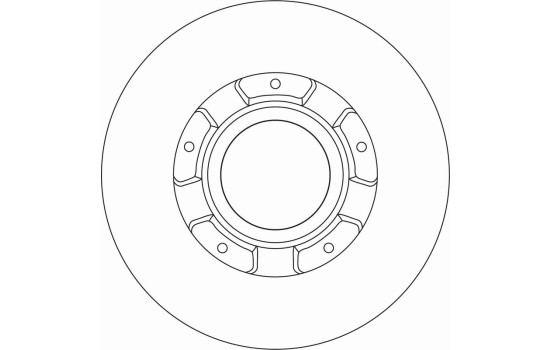 Disque de frein DF6963S TRW