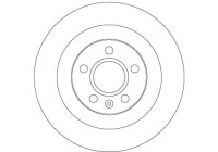 Disque de frein DF6970 TRW