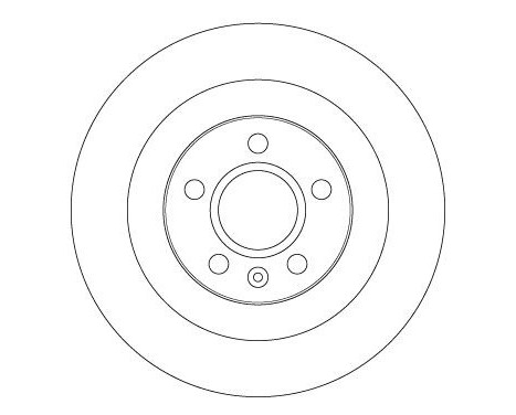 Disque de frein DF6970 TRW
