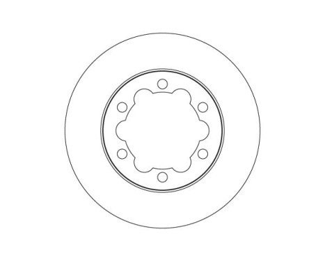 Disque de frein DF6973S TRW