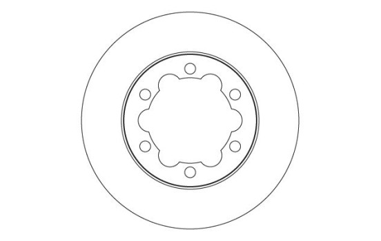 Disque de frein DF6973S TRW