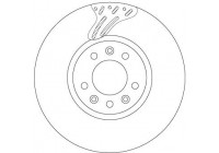 Disque de frein DF6977S TRW