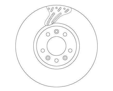 Disque de frein DF6977S TRW