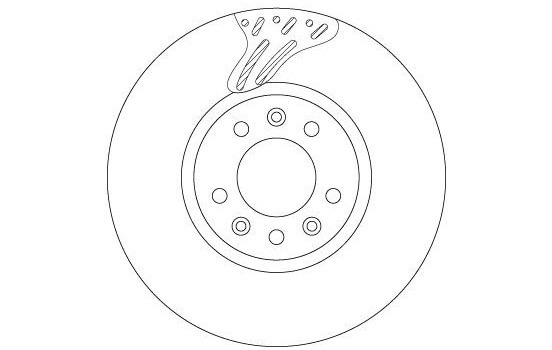 Disque de frein DF6977S TRW