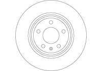 Disque de frein DF6981S TRW