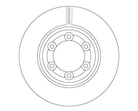 Disque de frein DF6984 TRW