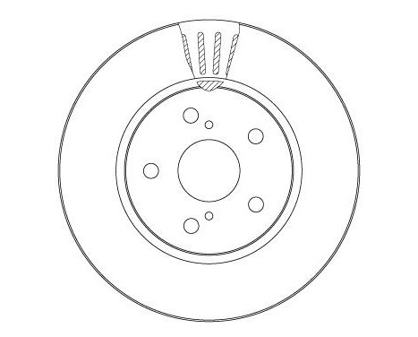 Disque de frein DF6986S TRW