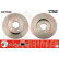 Disque de frein DF7028 TRW