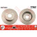 Disque de frein DF7243 TRW