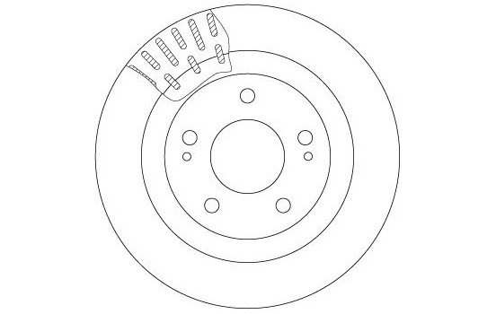 Disque de frein DF7276 TRW, Image 3