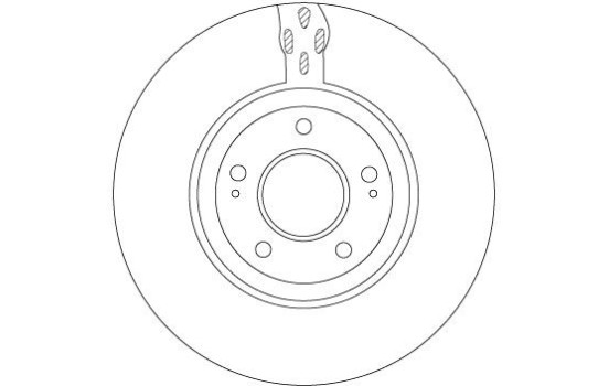 Disque de frein DF7302S TRW, Image 2