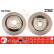 Disque de frein DF7352 TRW