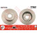Disque de frein DF7376 TRW